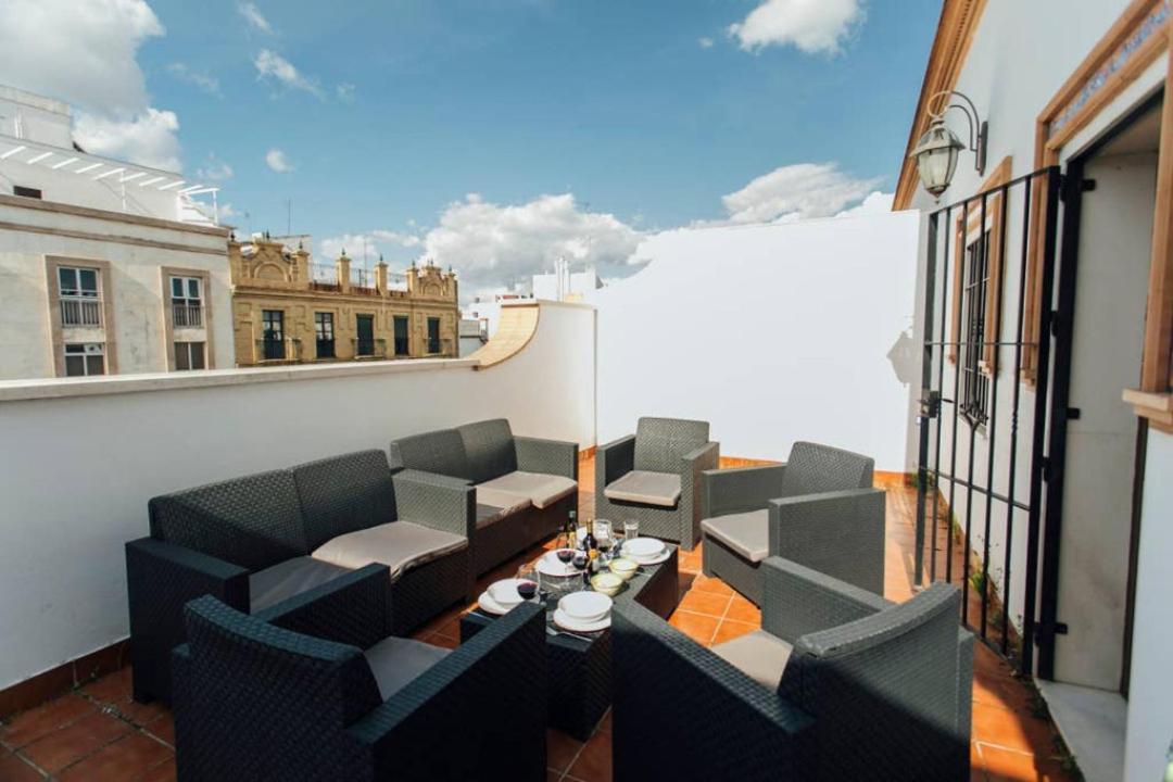 Duplex With Terrace- 5Bd 3Bth- Center Apartamento Sevilha Exterior foto